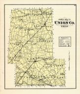 Outline Map, Union County 1877